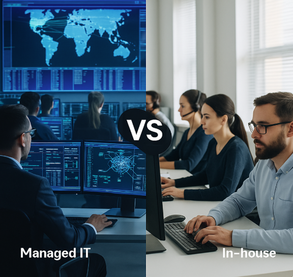 A business professional reviewing a detailed IT SLA